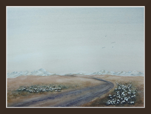 "highland summer", 31 x 41cm