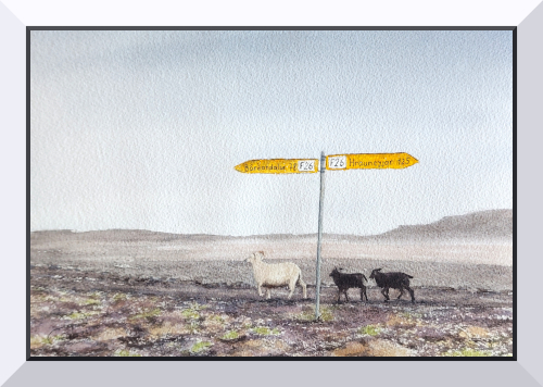 "In the highland", 26 x 31cm