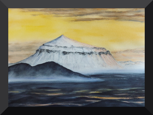 "Herðubreið 1", 26 x 31cm