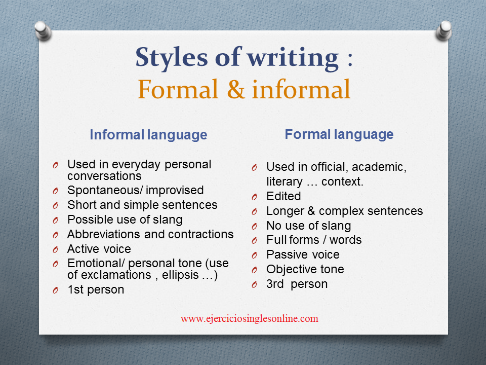 Make two lists. Формальный стиль в английском языке. Formal and informal English таблица. Formal Style in English примеры. Формальный и неформальный стиль в английском языке.