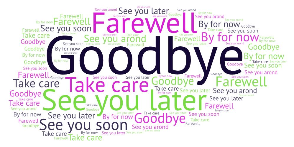 Formas de decir adiós en inglés