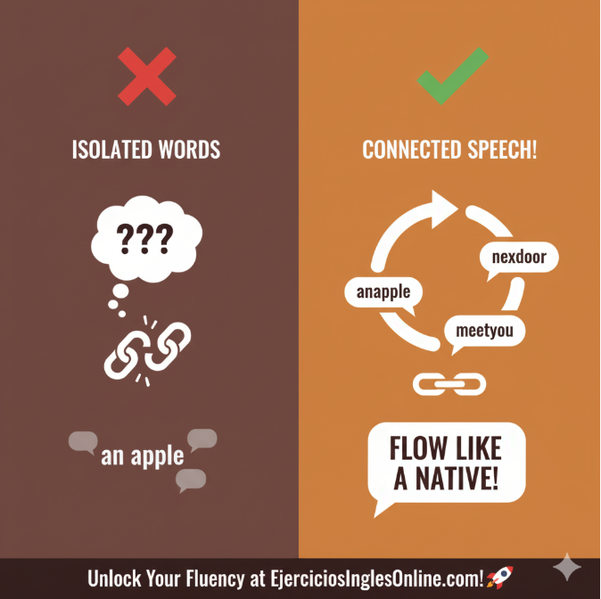 Domina el "Connected Speech": El Truco para Entender y Sonar Fluido
