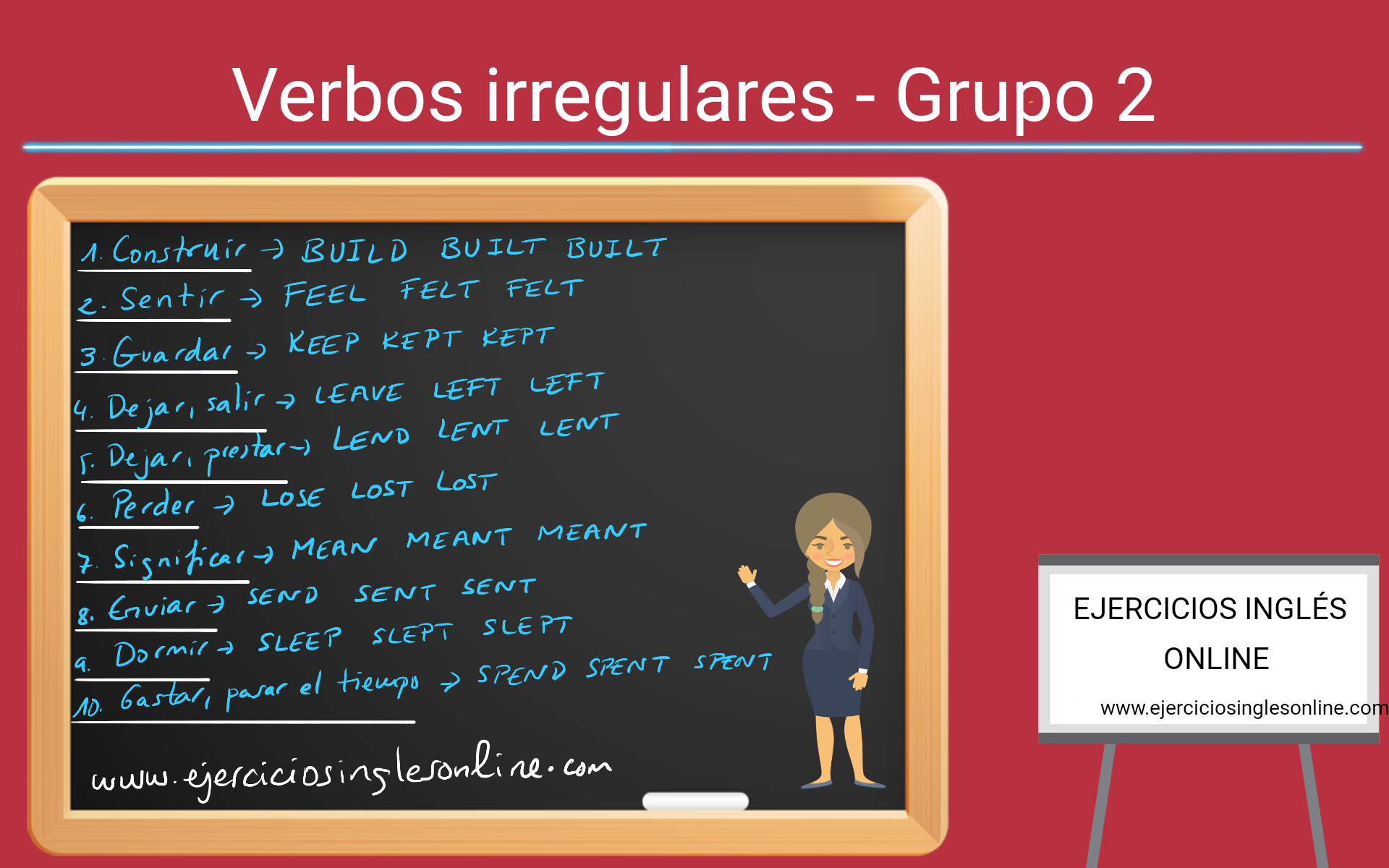 Verbos irregulares - Ejercicio 2