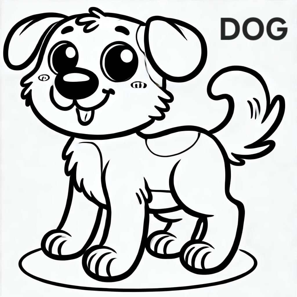Dibujos en inglés - Dog (Perro)