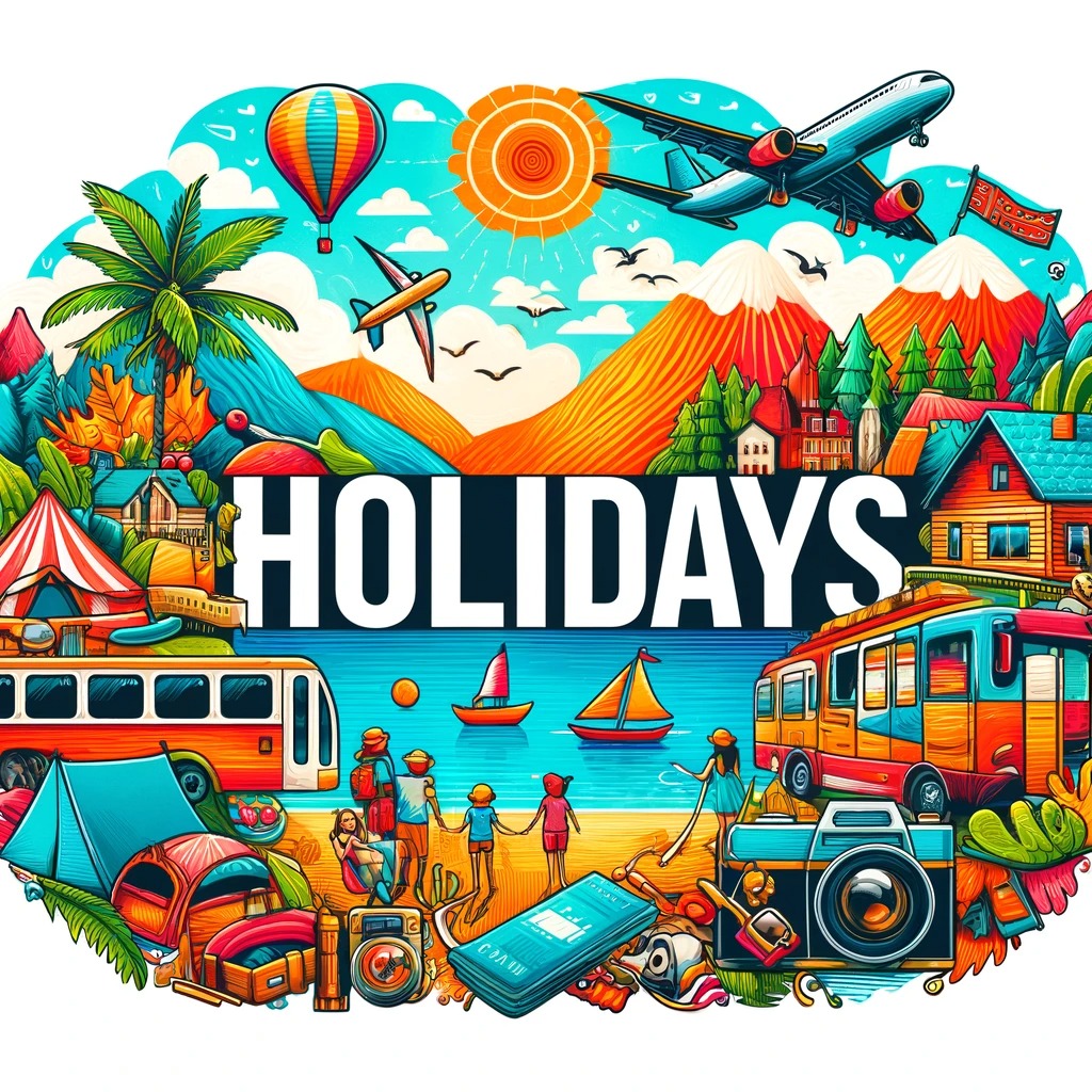 Vocabulario de vacaciones en inglés - Ejercicio 1