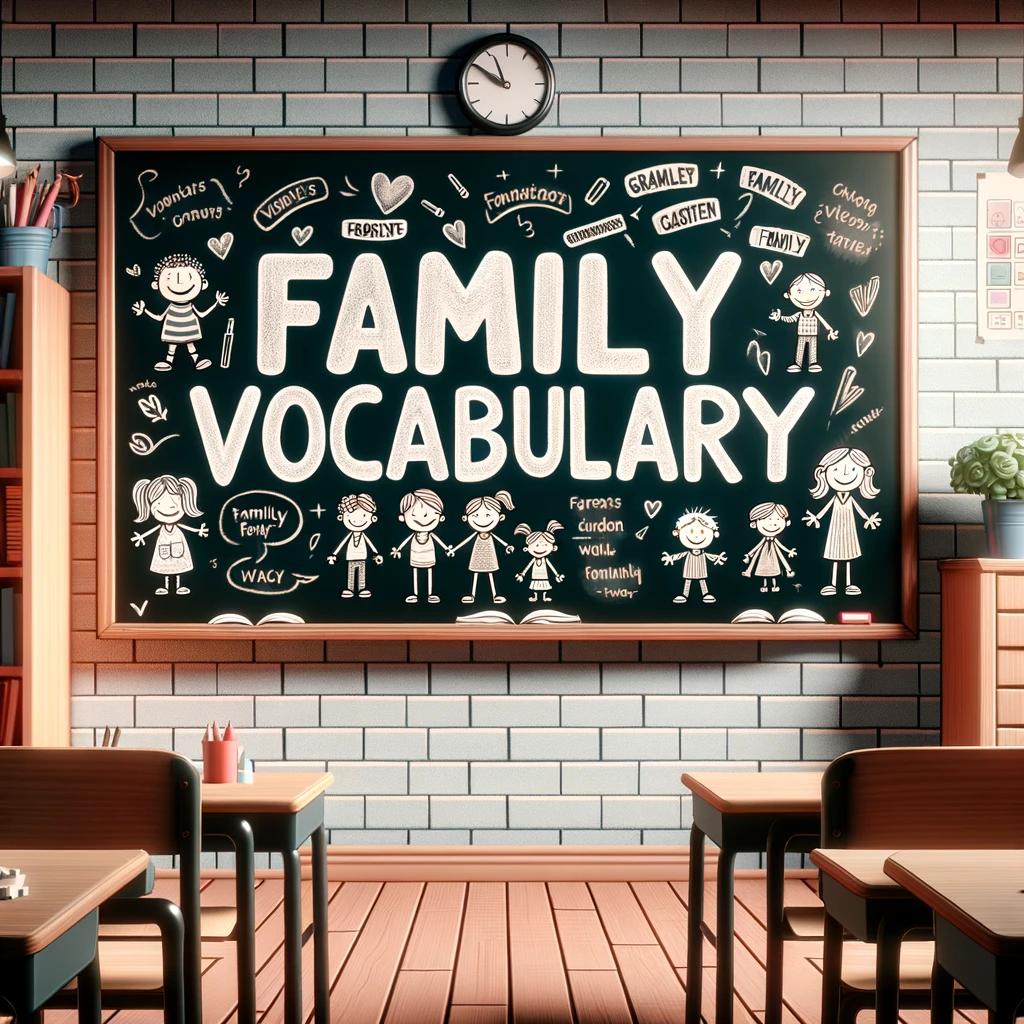 Vocabulario de familia en inglés - Ejercicio