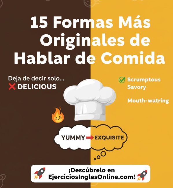 ¿Cansado de "Delicious"? 15 formas más originales de hablar de comida