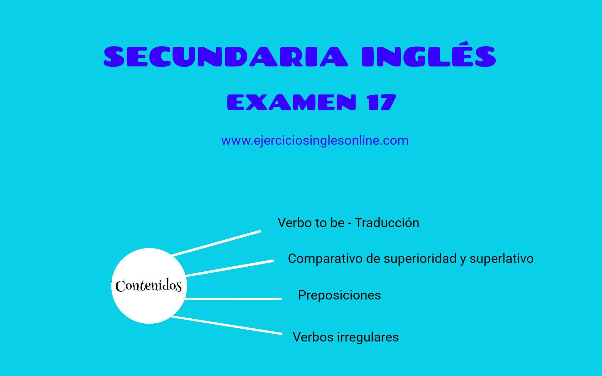Secundaria inglés - Examen 17