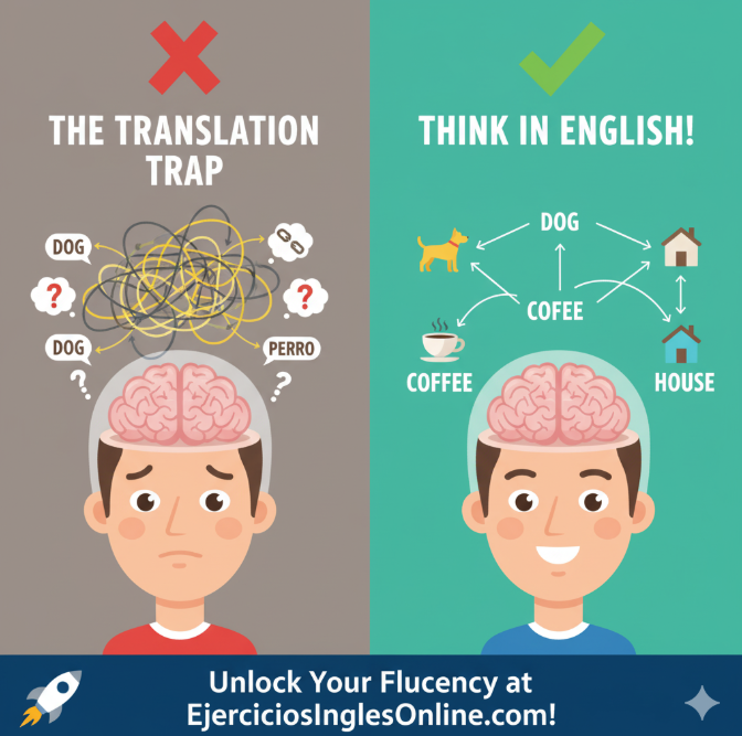 Cómo Dejar de Traducir en tu Mente y Pensar Directamente en Inglés