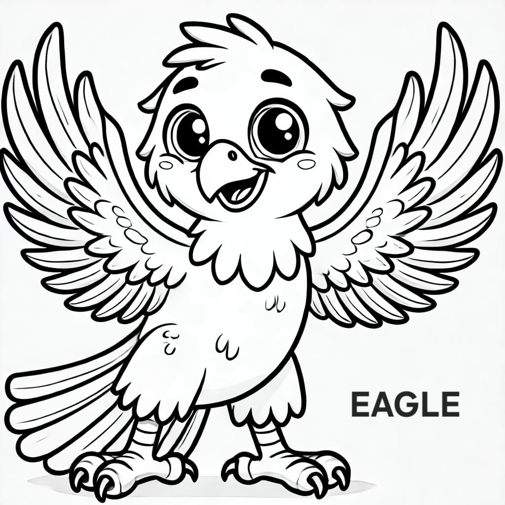 Dibujos en inglés - Eagle (Águila)