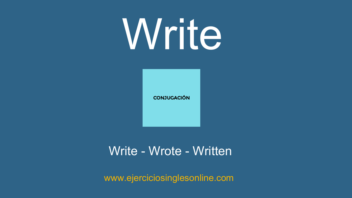 Write - Conjugación