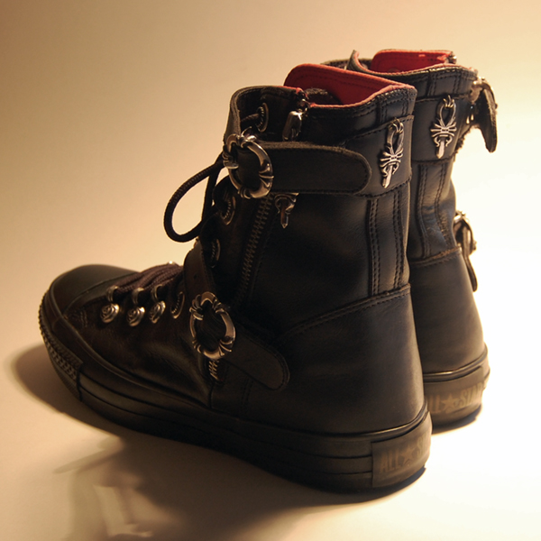 xes custom leather converse