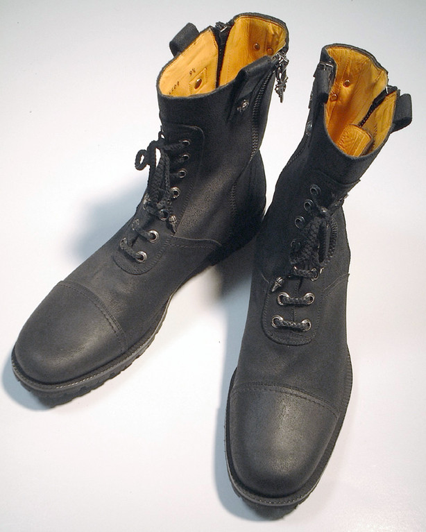 xes custom-boots / D&G zip leather boots