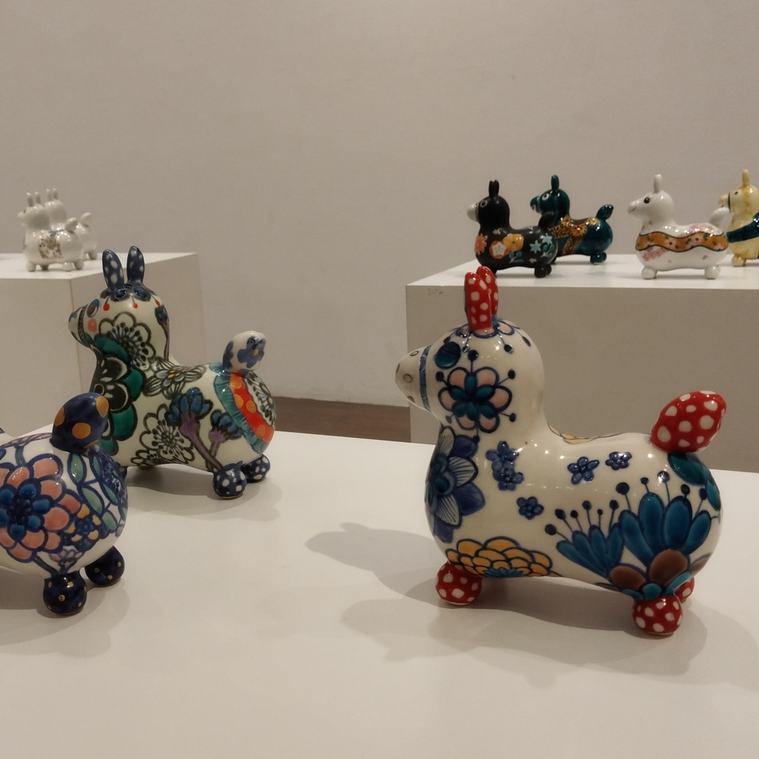 九谷焼 ロディ 道場八重作 緑 九谷焼 ロディ 道場八重作 緑