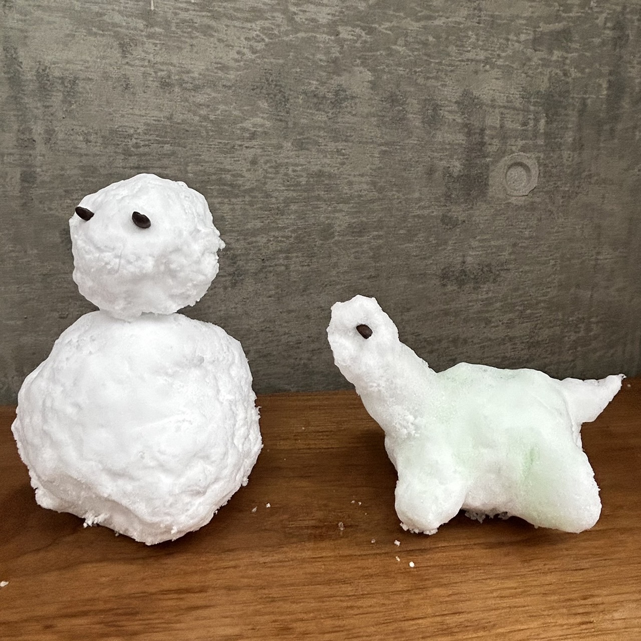 久しぶりの雪だるま⁉づくり