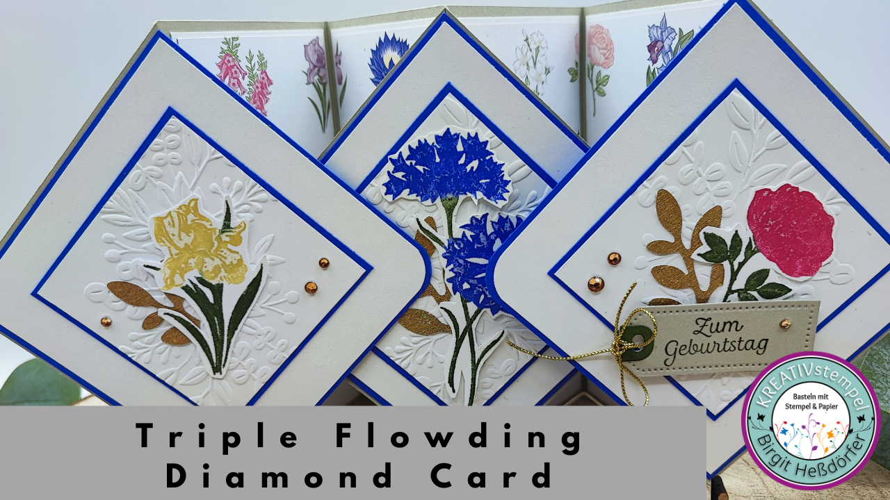 Trible Flowding Diamond Card Wundervolle Welt