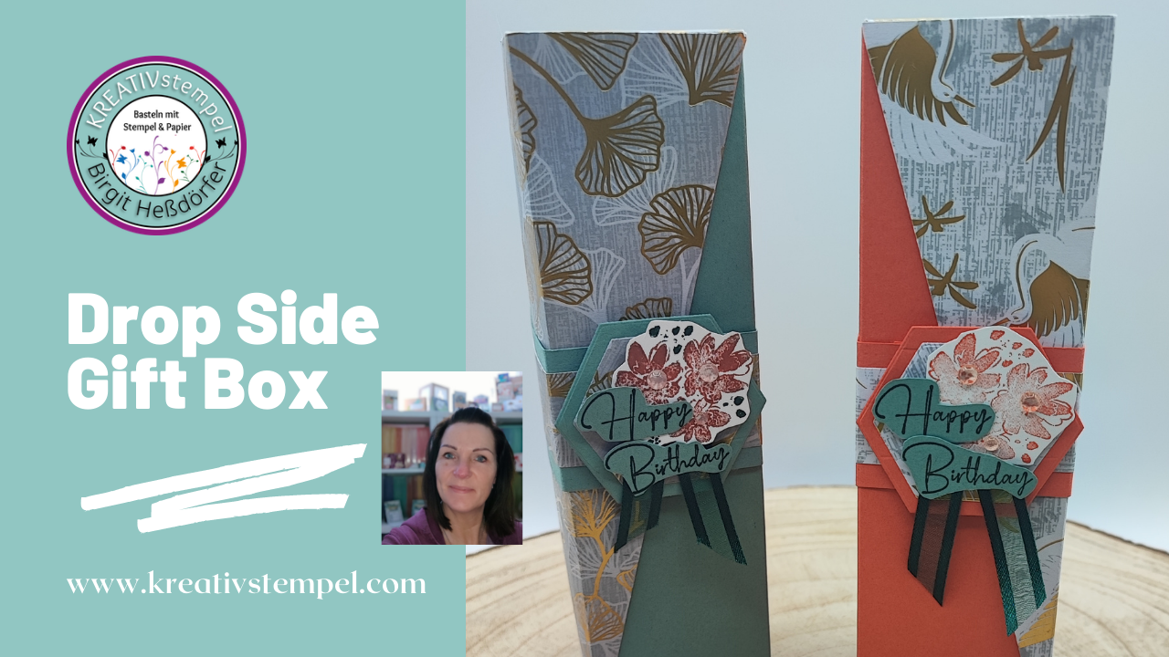 Drop Side Gift Box basteln