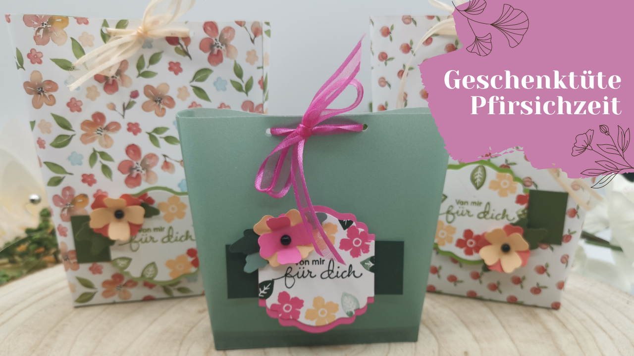 Geschenktüte Pfirsichzeit