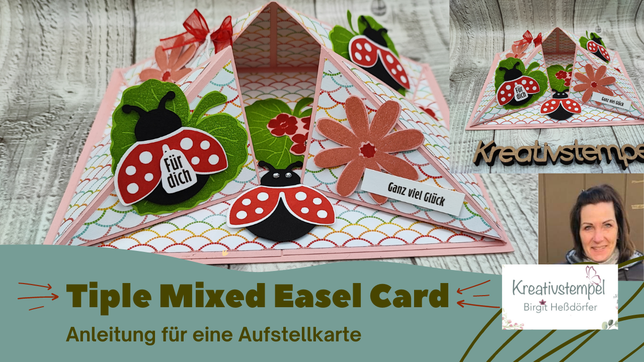 Anleitung Triple Mixed Easel Card