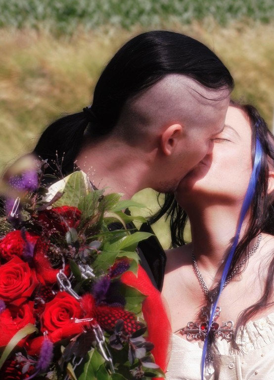 Extravagante Trauung Hochzeit