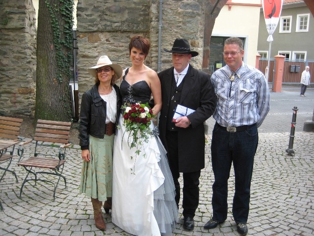 Westernbrautkleid