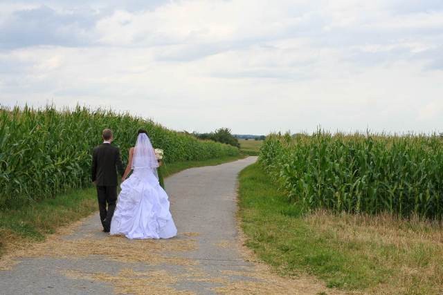 kurzes Brautkleid lang und kurz