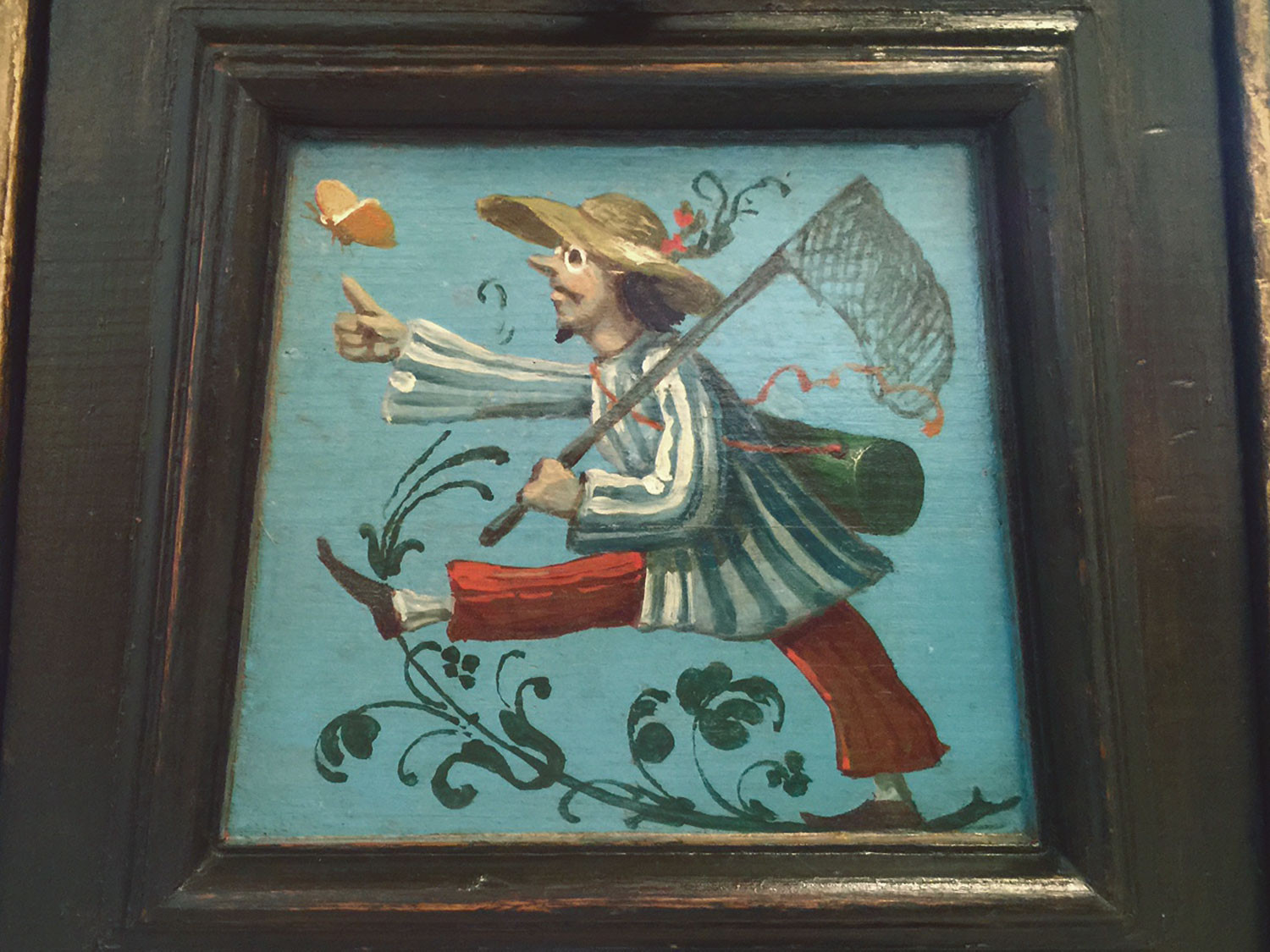 Detail Schmetterlingsjäger