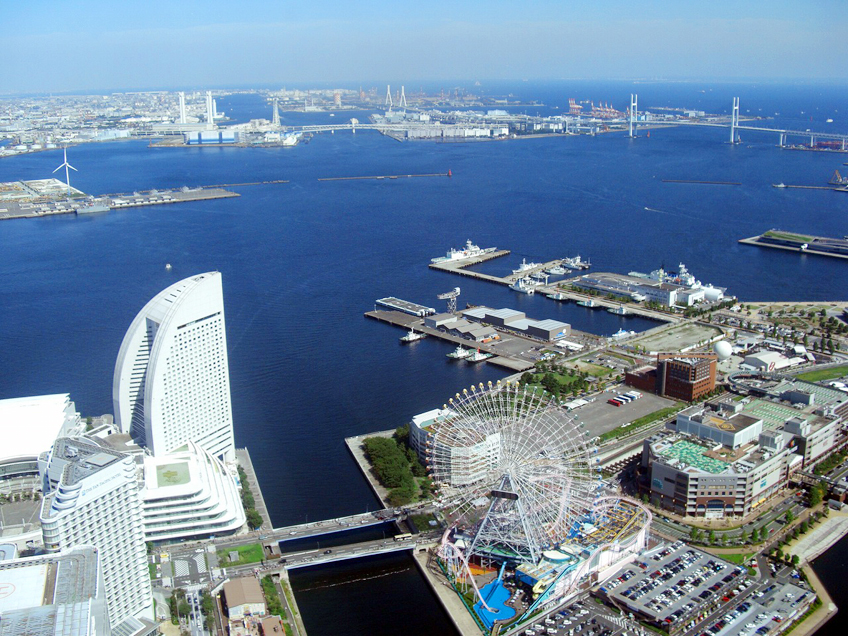 横浜ランドマークタワーからの眺望