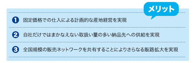 仕入産地開発事業(仕入れメリット)