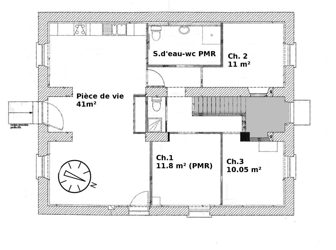 Gîte de Belledonne 2 : le plan