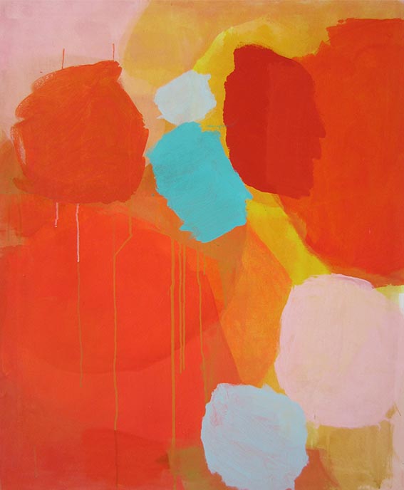 ohne Titel, 110 x 90 cm, Acryl auf Leinwand, 2016