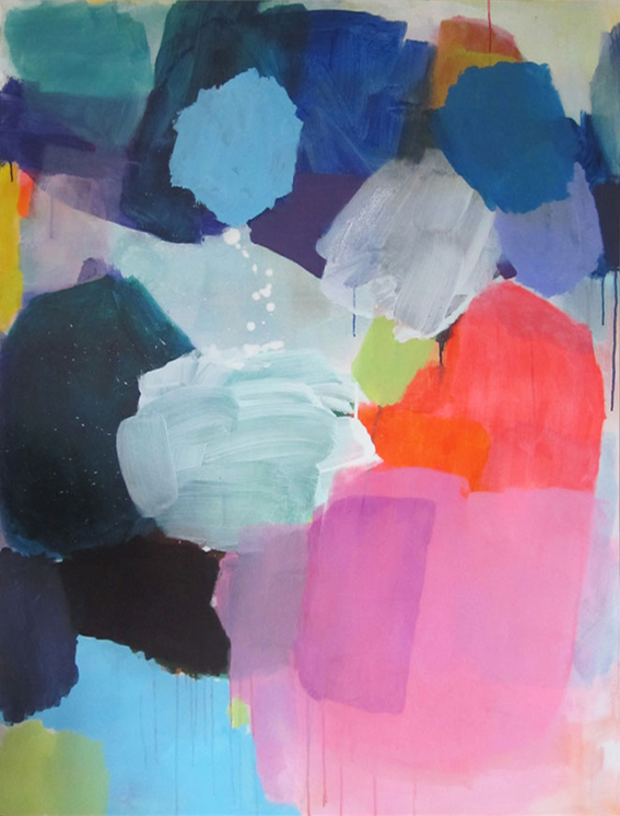 ohne Titel, 145 x 110 cm, Acryl auf Leinwand, 2015