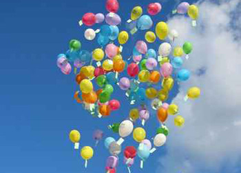 Lâcher de ballons — Wikipédia