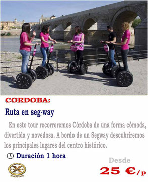 ruta en segway Córdoba