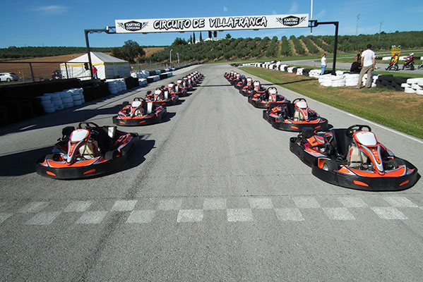 circuito de karts en Villafranca de Cordoba