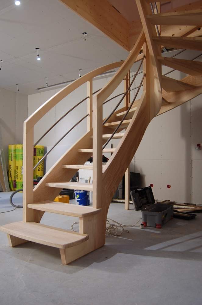 Escalier sur mesure dans sa nouvelle trémie