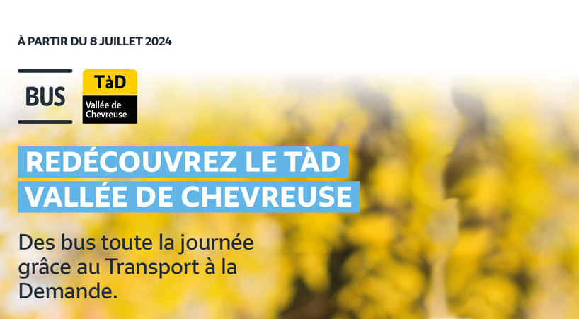 Redécouvrez le TàD en Vallée de Chevreuse