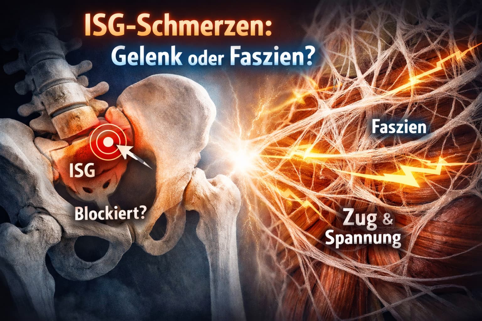 ISG Schmerzen: Warum Faszien Therapie wirksamer ist als Manipulation