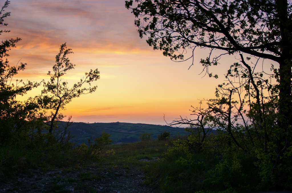 TRAMONTO IN VAL D'ARDA