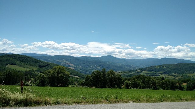 Panorama verso il Penice