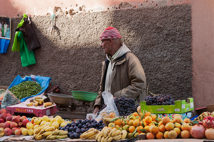 Obstverkäufer, Medina