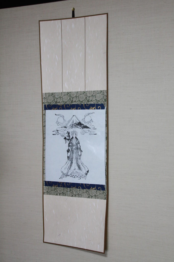 新発見!江戸時代末ごろ版木で摺られた富士山の御影(みえい)を 新発見!江戸時代末ごろ版木で摺られた富士山の御影(みえい)を