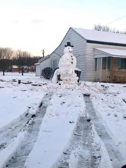 Snowman Stump