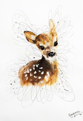 ARTwork: Eva Rehak (CH) | SELECTed . 19 - Aquarell mit Tinte, Format A4 - 450,00€