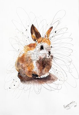ARTwork: Eva Rehak (CH) | SELECTed . 19 - Aquarell mit Tinte, Format A4 - 450,00€