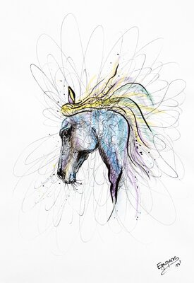 ARTwork: Eva Rehak (CH) | SELECTed . 19 - Aquarell mit Tinte, Format A4 - 450,00€