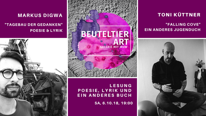 Poesie, Lyrik und ein anderes Jugendbuch: Markus Digwa und Toni Küttner