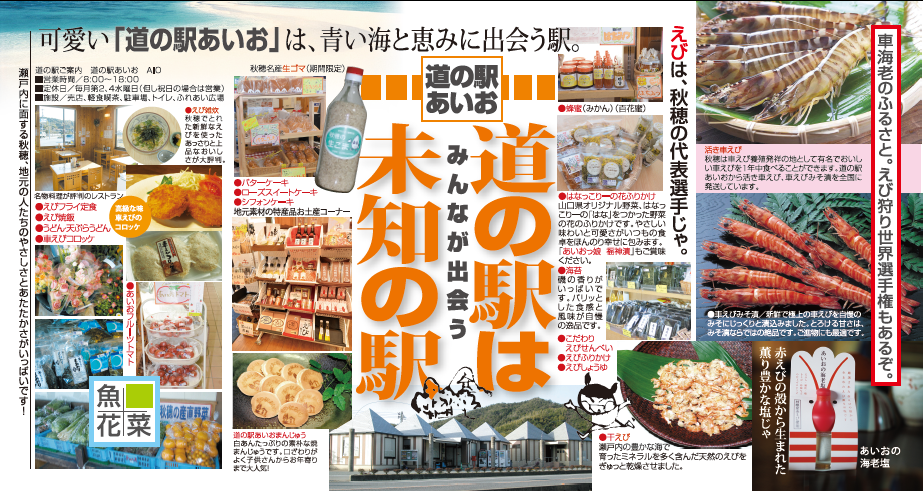 道の駅あいお様パンフレット裏