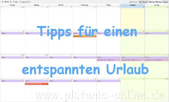 Tipps für einen entspannten Urlaub zu Hause