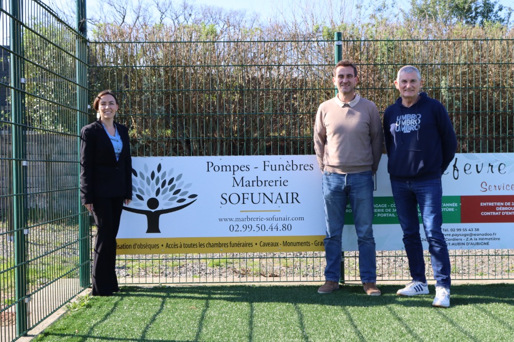 SOFUNAIR, partenaire du FC AUBINOIS
